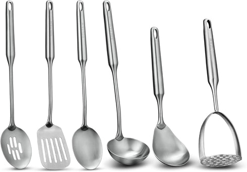 Stainless Steel Slotted Turner Spatula - Meticulous Craftsmanship, Modern Design, Guaranteed Lifetime Use
