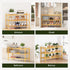 Closet 3 Bamboo Shoe Rack for Tier, Durable Wooden Shoe Rack, Space-Saving Stackable Shoe Organizer for Entryway, Dorm
