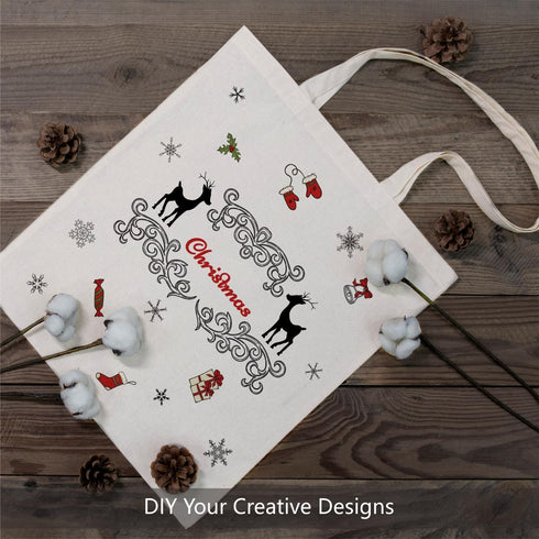 TOPDesign 5 | 12 | 24 | 48 | 192 Pack Economical Cotton Tote Bags, Lightweight Reusable Grocery Shopping Bags