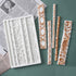 3 Pieces Baroque Silicone Fondant Molds, Scroll Border Lace Molds for Cake Decorating, Curlicues Gum Paste Candy
