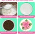 3 Pcs Oreo Cookie Chocolate Silicone Mold, 6-Cavity Round Molds for Candy, Mini Cakes, Jelly