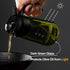 16oz Olive Oil Dispenser for Kitchen - 2 in 1 Olive Oil Dispenser and Oil Sprayer, Black (Light Blockage)