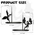 ENCIMART Dragon Metal Bookends Decorative, Unique Office Desk Book Ends for Shelves Bookshelf Home Office Desk