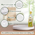 Turntable Vanity Tray 10 Inch for Perfume, Bamboo Kitchen Sink Countertop Organizer for Glass, Sponge, Soap Storage