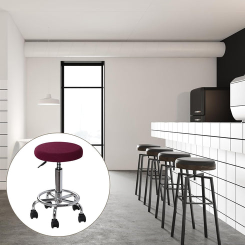 uxcell Stool Covers Round, Round Bar Stool Covers with Elastic Bands Round Seat Cushions for Chairs Stool Slipcovers