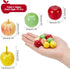 60Pcs 4 19-21mm CHGCRAFT Styles Foam Fruit Artificial Mini Apple, Fake Apple for Home Kitchen Photography Party
