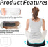runfider Car Booster Thick Height Adjustable Seat Cushion with Breathable Mesh Cover, Portable Seat Cushion