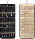 Hanging Jewelry Organizer - Double Sided with 32/48 Pockets, 14/21 Hook Loops, Foldable Travel Jewelry Roll