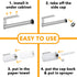 SpaceAid SprayNeat Paper Towel Holder with Spray Bottle, Under Cabinet Paper Towels Holders with Sprayer Inside Center
