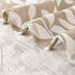 Treatmentex Leaf Valance Window Curtain, Kitchen Basement Bedroom, 52" W x 15" L, Taupe and White 1 Panel
