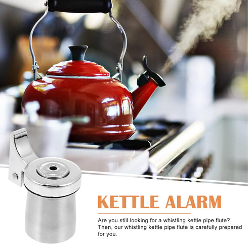 Tea Kettle Pot Whistle Replacement, Stainless Steel Teapot Whistle Water Boiling Kettle Warning Whistle Nozzle