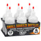 6-Pack Squeeze Bottles for Liquids 4 oz with Scale No-Mess Dispensing |