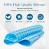 joiyota 27 15 Inches Silicone Bathtub & Shower Mat Non Slip, Bubble Massage Anti Slip Shower Floor Mat with x for Easy