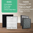 Gekufa Replacement Filter B for Idylis AC-2125, AC-2126, IAF-H-100B, IAP-10-125, IAPC-40-140, IAP-10-150, 2 Filters