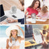 AICase Handheld Portable Mini Fan, 3000mAh USB Rechargeable, 3 Speed Adjustable, Neck Lanyard