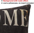 TRENDIN Decorative Throw Pillow Cover 20x12 inch Rustic Look Black Welcome to Our Porch Cushion Case