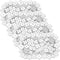 Heritage Lace Dogwood 14x19 White Placemat - Set of 4