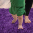 Soft Runner Rugs for Bedroom Hallways, 2x6 Purple Fluffy Shag Non-Slip Area Rug for Living Room