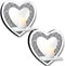 ZOLAPI Set of 2 Crystal Crush Diamond Candle Sconces, Gorgeous Silver Mirrored