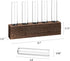 (5 KAXYEW Desktop Glass Plant Propagation Station Test Tube Plant Terrarium in Wooden Stand for Hydroponic Plants