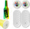12Pcs LED Coaster, LED Sticker Lights, Cup Holder Lights for Wine, Liquor Bottle, Colorful Party Sparklers