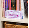 KACIOLA STUDIO Library Sign, Bookish Decor for Book Nook, Gifts for Booklovers/Reader/Women,