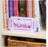 KACIOLA STUDIO Library Sign, Bookish Decor for Book Nook, Gifts for Booklovers/Reader/Women,