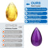 8 Pack 100mm 38mm PATIKIL Teardrop Crystal Chandelier Pendants Beads, Length Chandelier Prisms Parts Ornaments Hanging