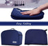 2 Slice Toaster Cover, Small Appliance Toaster Cover with Pockets, Washable, Blue