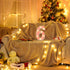 Marquee Numbers Light up LED, Pink Glitter Plastic Numbers Sign, Night Light Decor for Graduation Engagement Wedding