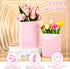 2 Vesici Pcs Ceramic Book Shape Vase for Flowers Gifts for Christmas Cute Bookshelf Decor Vase for Book Lovers Gifts
