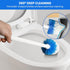 2 Pack Toilet Brush Refills for OXO Toilet Brush Only, Toilet Brush Replacement Head, Blue & White, Nylon & Plastic