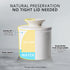 8.45oz French Ceramic Butter Crock with Lid, Inverted Water Seal Butter Keeper for Soft, Spreadable Butter at Room
