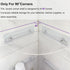 Corner Shelves wall Mounted Home Decor Floating Shelves (Clear)