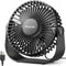 Gaiatop USB Desk Fan, 3 Speeds with Strong Airflow, 5.5 Inch Quiet Portable Table Fan for Home Office Travel