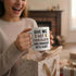 11 oz Funny Hot Cocoa Mug. Give Me Hot Chocolate and Nobody Gets Hurt Coffee Cup. Novelty Gift idea for Winter and the