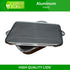Green Direct Disposable Aluminum Foil Baking Pans with Lids - Half Size (9 x 13 inch) - Pack of 10