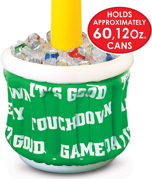 Inflatable Goal Post Cooler with Football by Beistle