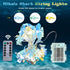 30LED 10ft Nautical Theme Ocean Dcor Outdoor Beach Decorative String Lights Whale Shark Cute Marine Life Novelty Night