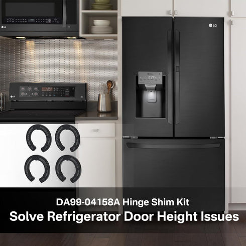 DA99-04158A Hinge Shim Refrigerator Door Height Adjustment Kit for Samsung Replaces 3282540, PS6448337