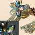 H&D HYALINE & DORA 11.4 Inch Crystal Color Flower Car Charms Pendants for Auto Rear View Mirror with Tassel