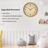 Foxtop 12 Inch Silent Kids Wall Clock - Non-Ticking Battery Operated Colorful Clock for Nursery & Classroom