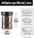 3 3 18 pack AllSpice Glass Spice Jars fluid ounces