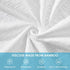Cozymaker Queen Size 100% Waterproof Mattress Protector, Cooling Fitted Mattress Cover 8-21" Deep Pocket, Soft