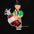 OC-105-M Golfer with Clubs Ornament