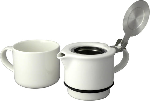FORLIFE 14 Tea for One with Infuser ounces, White