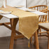 BALCONY & FALCON Table Runner with Tassels - Machine Washable Luxury Home Decorative Dresser Scarves, 14 x 118 inch,