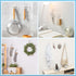 2 VIS'V Shower Wall Razor Holder, Acrylic Adhesive Razor Hooks for His and Hers, Waterproof, Clear, Pcs