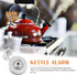 Stainless Steel Kettle Whistle Replacement 2Pcs, Portable Teapot Spout Tip for Loud Boiling Alert, Fits Most Kettles