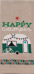 Kay Dee Designs Camping Adventures Chambray Towel Set - Happy Camper & I Heart Camping